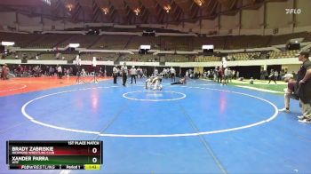 National 6-8 100 1st Place Match - Xander Parra, WTF vs Brady Zabriskie, Richmond Wrestling Club