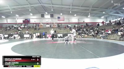 141 lbs 7th Place Match - Krayle Stormer, Northern State vs Caleb Chaves, Chadron State