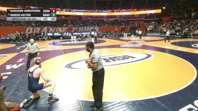 2A 126 lbs Cons. Round 2 - Gideon Hayter, Mahomet (M.-Seymour) vs Dashawn Armstrong, Jacksonville (H.S.)