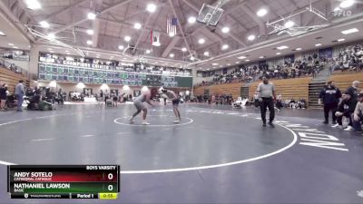 175 lbs Cons. Round 2 - Andy Sotelo, Cathedral Catholic vs Nathaniel Lawson, Basic