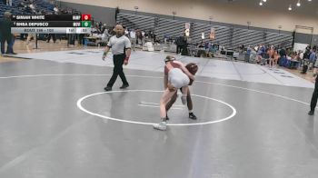 100 lbs Cons. Round 2 - Siniah White, Hampton vs Shea DeFusco, Mountain View