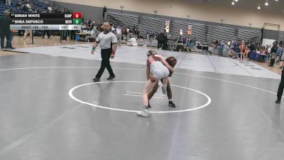 100 lbs Cons. Round 2 - Siniah White, Hampton vs Shea DeFusco, Mountain View