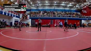 215 lbs Champ. Round 1 - PeterXavier Antonio, Lafayette Central Catholic vs Deacon Caesar, Hobart