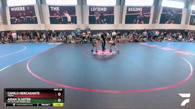 60 lbs Cons. Round 5 - Aidan Slagter, 512 Outlaw Wrestling vs Camilo Mercadante, Texas