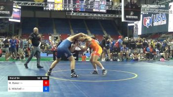 195 lbs Rnd Of 64 - Michael Baker, Ohio vs Samuel Mitchell, Wisconsin