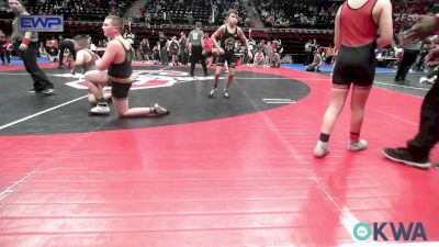 85 lbs Quarterfinal - Bentyn Snead, Barnsdall Youth Wrestling vs Rex McDonald, Team Tulsa Wrestling Club