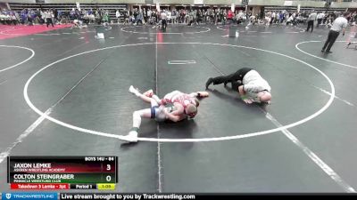 84 lbs Quarterfinal - Colton Steingraber, Pinnacle Wrestling Club vs Jaxon Lemke, Askren Wrestling Academy