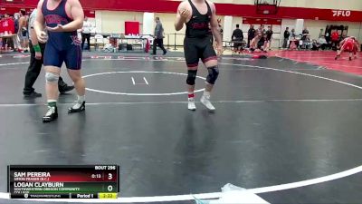 285 lbs Semifinal - Sam Pereira, Simon Fraser (B.C.) vs Logan Clayburn, Southwestern Oregon Community College