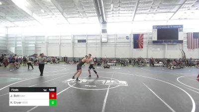 215 lbs Final - Jake Bott, Davis High School vs Kaden Cryer, Reverence Grappling