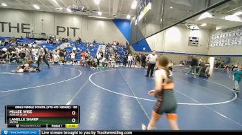 80 lbs Cons. Round 3 - Millee Wise, Sons Of Atlas vs Lanelle Sharp, Uintah