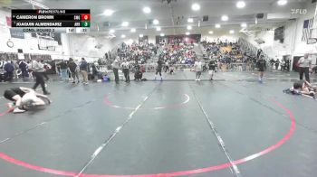 132 lbs Cons. Round 3 - Cameron Brown, Santa Margarita vs Joaquin Almendariz, Arroyo