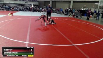 95 lbs Quarterfinal - Joey Cady, Chatfield vs Braxton Weber, Red Rock Central