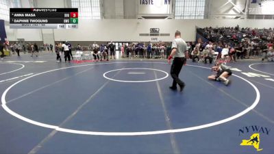 68 lbs Round 3 - Daphne Twoguns, Gowanda Wrestling Club vs Anna Masa, School Of Grappling