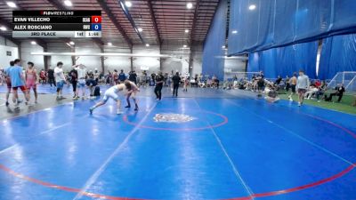 120 lbs 3rd Place - Evan Villecho, Seagulls vs Alex Rosciano, Ruthless - HS