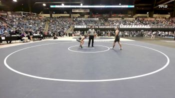 150 lbs Champ. Round 1 - Owen Newell, Wichita-Bishop Carroll HS vs Kato Blinson, Leavenworth HS