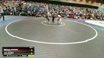 130 lbs Cons. Round 2 - Ava Suarez, Grace M Davis vs Brynja Arnesen, Kelso (Girls)