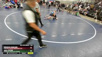 100 lbs Cons. Round 4 - Nick Payne, Boneyard Wrestling Academy vs Deagan Kinkade, Coachella Valley Wrestling Club