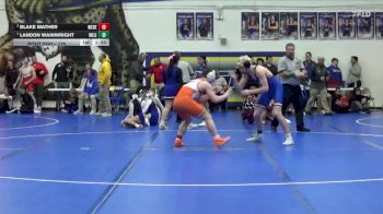 175 lbs Cons. Round 3 - Landon Wainwright, West Liberty vs Blake Mather, West Delaware, Manchester