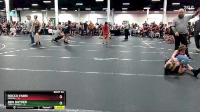 80 lbs Round 5 (8 Team) - Rocco Fabri, Kraken vs Ben Snyder, Terps Xpress