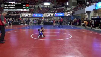 37 lbs 5th Place Match - Myiah Brooks, Butte Wrestling Club vs Keosa Rivera, Montana Disciples