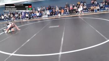 149 lbs Champ. Round 1 - Cole O`Brien, Colorado School Of Mines vs Trystan Berry, Briar Cliff (Iowa)