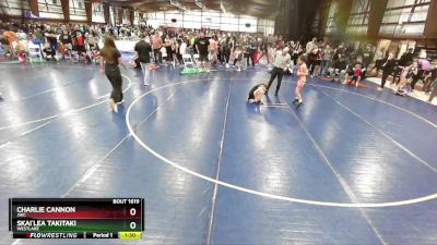 67 lbs Cons. Round 3 - Skai`Lea Takitaki, Westlake vs Charlie Cannon, JWC