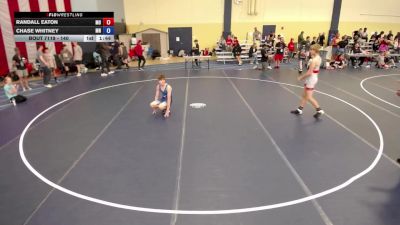 140 lbs Cons. Round 2 - Randall Eaton, MO vs Chase Whitney, MN