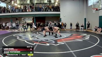 190 lbs Quarterfinal - Lane Foard, Benedictine College Prep vs Shane Montgemery, St Mark`s