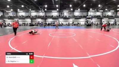 116 lbs Consi Of 32 #2 - Ali Hamideh, Frontier vs Nickolas Raptis, Poly Prep