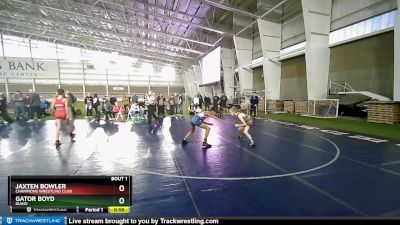 92 lbs Champ. Round 1 - Jaxten Bowler, Champions Wrestling Club vs Gator Boyd, Idaho