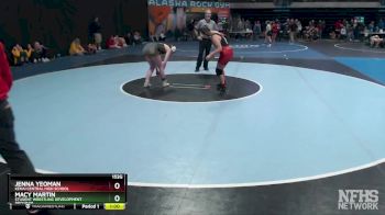 152G Cons. Round 2 - Macy Martin, Student Wrestling Development Program vs Jenna Yeoman, Kenai Central High School