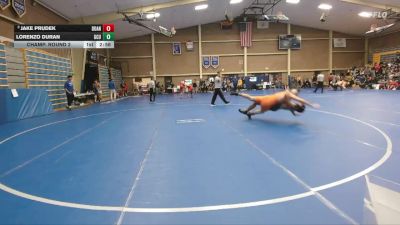 174 lbs Champ. Round 2 - Jake Prudek, Doane vs Lorenzo Duran, Grand Canyon University
