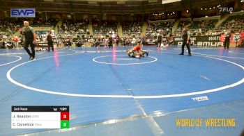 76 lbs 3rd Place - Jace Beaston, Quest School Of Wrestling vs Cael Danielson, Texas Elite Wrestling Club