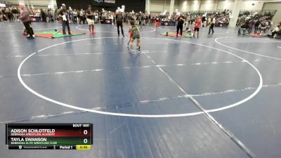 80-85 lbs Cons. Semi - Tayla Swanson, Nebraska Elite Wrestling Club vs Adison Schlotfeld, Nebraska Wrestling Academy