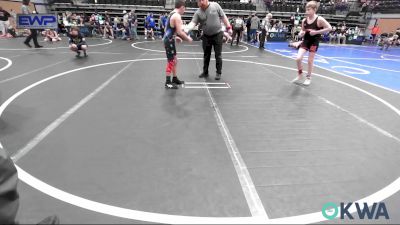 96 lbs Rr Rnd 5 - Riggs Robedeaux, Morrison Takedown Club vs Micah Williams, Carl Albert Little League