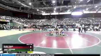 G 138 lbs Quarterfinal - Elise Twait, Meridian Girls vs Abby Wegner, Skyline Girls