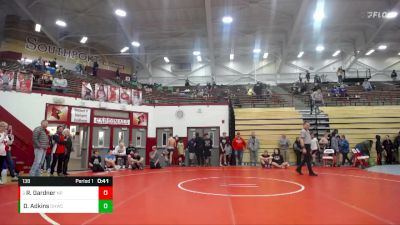 138 lbs Champ. Round 3 - Ryder Gardner, New Palestine vs Devon Adkins, Oak Hill Wrestling Club