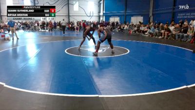 Silver 184 lbs Champ. Round 1 - Bryan Weston, North Iowa Area Community College vs Gianni Sutherland, Hawkeye Community College