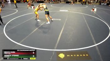 215 Championship Bracket Cons. Round 7 - Brock Zurn, Prior Lake vs Derrick Steinke, Hastings