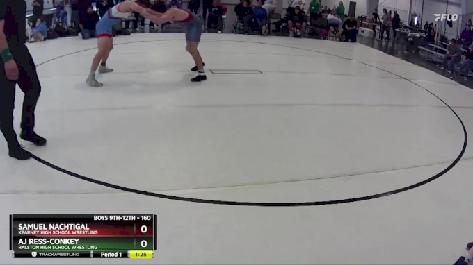 160 lbs Semifinal - Aj Ress-Conkey, Ralston High School Wrestling vs ...