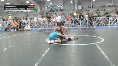 170 lbs Rr Rnd 1 - Evan Maneval, Buffalo Valley Black - HSB vs Jordan Fincher🪓, Team Shutt Rioux - HSB