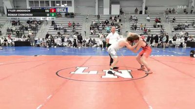 182 lbs Rr Rnd 1 - Tyler Anderson, Kinzua Wrestling Club - HSB vs Roman Chimorosi, Kraken Black - HSB