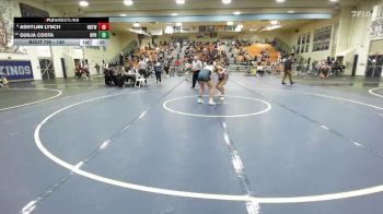 140 lbs 7th Place Match - Guilia Costa, Newport Harbor vs Ashylnn Lynch, Northwood