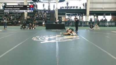 117 lbs Cons. Semi - Valentina Fantoni, Elmhurst vs Zhivanna Magdaleno, Northern Michigan University