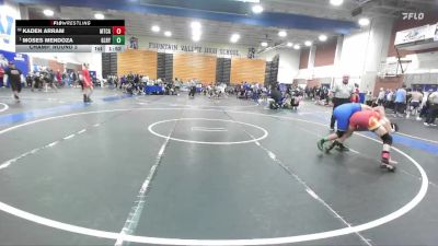 138 lbs Champ. Round 3 - Moses Mendoza, Gilroy vs Kaden Arram, Mt Carmel