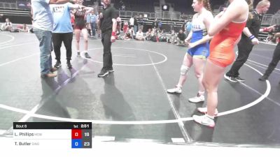 138 lbs Rr Rnd 1 - Lauren Phillips, Mowest Fire Dragons vs Trinity Butler, Dinosaur Destroyers