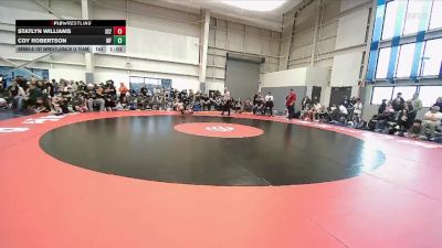 97 lbs Semis & 1st Wrestleback (8 Team) - Coy Robertson, Wyoming Force vs Statlyn Williams, Idaho 2