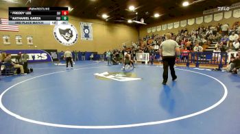 126 lbs 3rd Place Match - Freddy Lee, Shafter vs Nathaniel Garza, Foothill