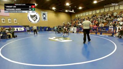 126 lbs 3rd Place Match - Freddy Lee, Shafter vs Nathaniel Garza, Foothill