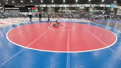 70 lbs Champ. Round 3 - Troy Moenkedick, Harding County vs Rhogan Robbins, Winner Youth Wrestling